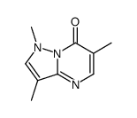 1,3,6-TriMethylpyrazolo[1,5-a]pyrimidin-7(1H)-one结构式