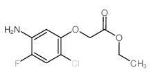 Ethyl 2-(5-amino-2-chloro-4-fluorophenoxy)acetate图片