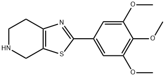 2-(3,4,5-trimethoxyphenyl)-4,5,6,7-tetrahydrothiazolo[5,4-c]pyridine Structure