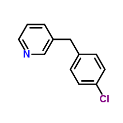 3-(4-CHLORO-BENZYL)-PYRIDINE结构式