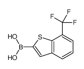 (7-(trifluoromethyl)benzo[b]thiophen-2-yl)boronic acid structure