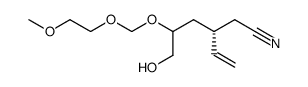 (3S,5S)-6-hydroxy-5-(2-methoxyethoxymethoxy)-3-vinylhexanenitrile Structure