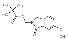 2,2-二甲基-6-甲氧基-1-氧代-1,3-二氢异吲哚-2-丙酸甲酯结构式