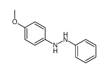 1-(4-methoxyphenyl)-2-phenylhydrazine结构式