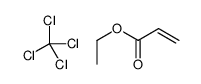 ethyl prop-2-enoate,tetrachloromethane结构式