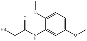 N-(2,5-二甲氧苯基)-2-巯基乙胺结构式