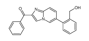 {6-[2-(hydroxymethyl)phenyl]imidazo[1,2-a]pyridin-2-yl}(phenyl)methanone Structure