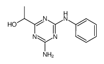 1-(amino-anilino-[1,3,5]triazin-2-yl)-ethanol结构式