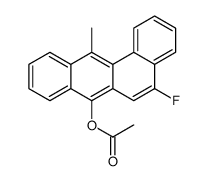 5-Fluoro-7-hydroxy-12-methylbenz(a)anthracene acetate ester结构式