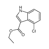 Ethyl 4-chloro-1H-indole-3-carboxylate Structure