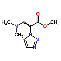 Methyl 3-(dimethylamino)-2-(1H-1,2,3-triazol-1-yl)acrylate picture