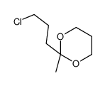 2-(3-chloropropyl)-2-methyl-1,3-dioxane结构式