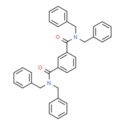 1,3-Benzenedicarboxamide, N,N,N',N'-tetrakis(phenylmethyl)- structure