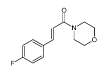 (E)-3-(4-fluorophenyl)-1-morpholin-4-ylprop-2-en-1-one Structure