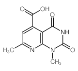 1,7-dimethyl-2,4-dioxo-1,2,3,4-tetrahydropyrido[2,3-d]pyrimidine-5-carboxylic acid(SALTDATA: FREE) Structure