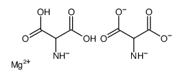 magnesium,2-azanidylpropanedioate,hydron结构式