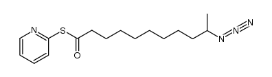 S-pyridin-2-yl 10-azidoundecanethioate Structure