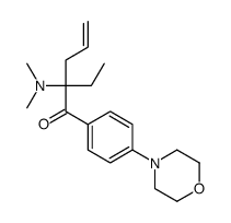 2-(dimethylamino)-2-ethyl-1-(4-morpholin-4-ylphenyl)pent-4-en-1-one Structure