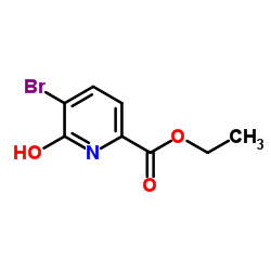 Ethyl 5-bromo-6-hydroxypicolinate structure