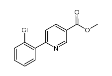 6-(2-chloro-phenyl)-nicotinic acid methyl ester Structure