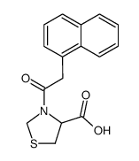 1-Naphthylacetyl-thioproline结构式