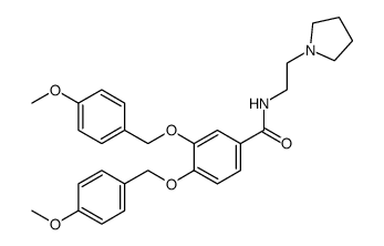 3,4-Bis((4-Methoxybenzyl)Oxy)-N-(2-(Pyrrolidin-1-Yl)Ethyl)Benzamide Structure