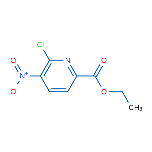 Ethyl 6-chloro-5-nitropicolinate picture