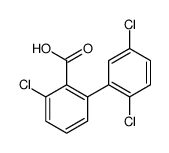 2-chloro-6-(2,5-dichlorophenyl)benzoic acid Structure