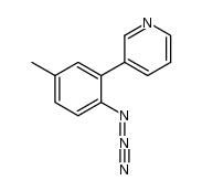 3-(2-azido-5-methylphenyl)pyridine结构式