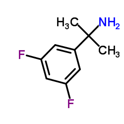 2-(3,5-二氟苯基)丙-2-胺结构式