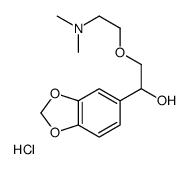 1-(1,3-benzodioxol-5-yl)-2-[2-(dimethylamino)ethoxy]ethanol,hydrochloride结构式