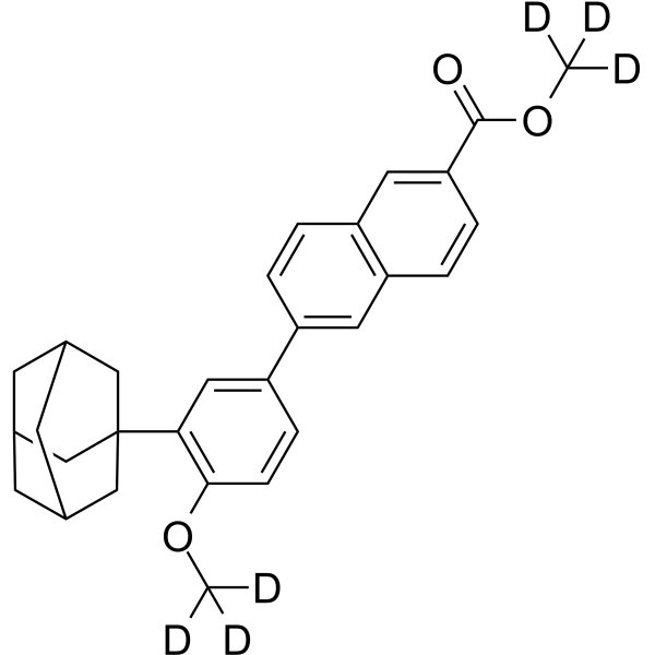 Adapalene-d6 Methyl Ester structure