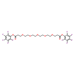 Bis-PEG5-PFP ester structure