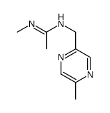 Ethanimidamide, N-cyano-N-[(5-methylpyrazinyl)methyl]- (9CI)结构式