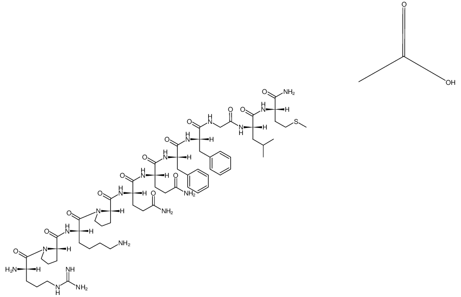 substance p acetate salt hydrate, biochemika Structure