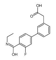 {3-[4-(Ethylcarbamoyl)-3-fluorophenyl]phenyl}acetic acid picture