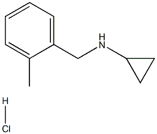 (1S)CYCLOPROPYL(2-METHYLPHENYL)METHYLAMINE HYDROCHLORIDE结构式