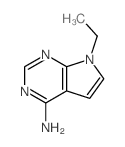 7H-Pyrrolo[2,3-d]pyrimidin-4-amine,7-ethyl- Structure