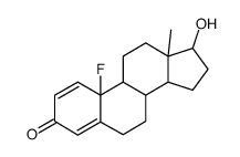 10β-fluoroestra-1,4-diene-17β-ol-3-one Structure