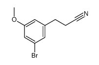 3-(3-bromo-5-methoxyphenyl)propanenitrile图片