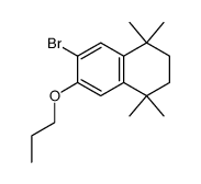 3-bromo-2-propyloxy-5,6,7,8-tetrahydro-5,5,8,8-tetramethylnaphthalene Structure