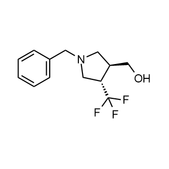 rel-((3S,4S)-1-苄基-4-(三氟甲基)吡咯烷-3-基)甲醇图片