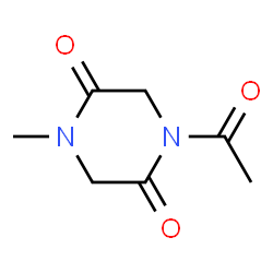 2,5-Piperazinedione, 1-acetyl-4-methyl- (9CI)结构式