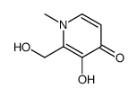 4(1H)-Pyridinone, 3-hydroxy-2-(hydroxymethyl)-1-methyl- (9CI)结构式