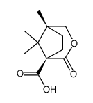 5,8,8-trimethyl-2-oxo-3-oxabicyclo[3.2.1]octane-1-carboxylic acid Structure