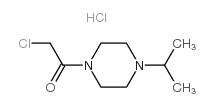 Piperazine, 1-(chloroacetyl)-4-(1-methylethyl)- (9CI)结构式