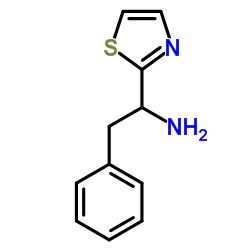 2-Phenyl-1-(1,3-thiazol-2-yl)ethanamine Structure