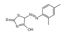 5-[(2,4-dimethylphenyl)diazenyl]-2-sulfanylidene-1,3-thiazolidin-4-one Structure