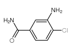 3-氨基-4-氯苯甲酰胺结构式