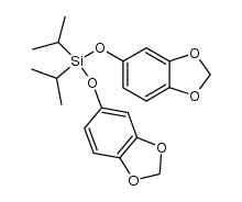 bis(3,4-(methylenedioxy)phenoxy)diisopropylsilane结构式